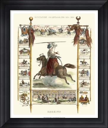 Framed Equestrian Display IV Print