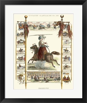 Framed Equestrian Display IV Print