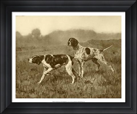 Framed Double Point Print