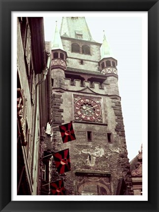 Framed Clock Tower II Print