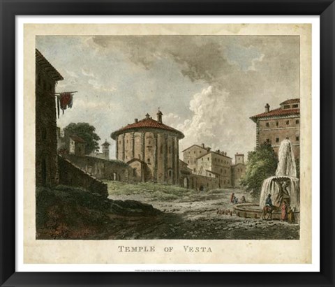 Framed Temple of Vesta Print