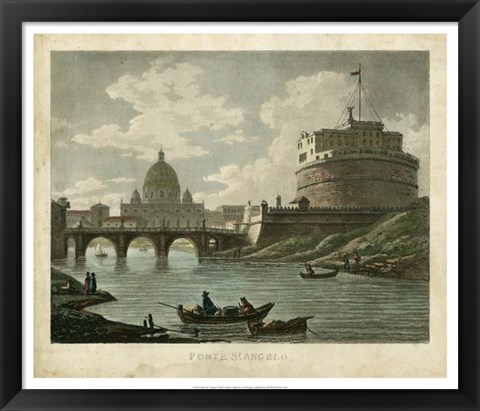 Framed Ponte St. Angelo Print