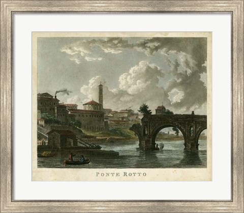Framed Ponte Rotto Print