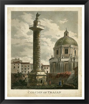 Framed Column of Trajan Print