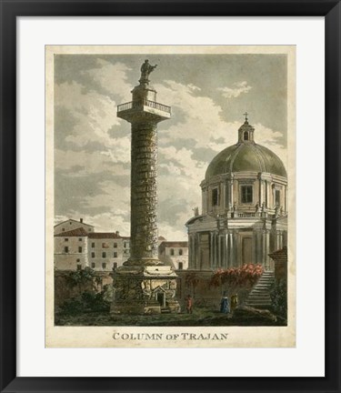 Framed Column of Trajan Print