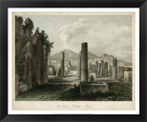 Framed Forum- Pompeii, Italy Print