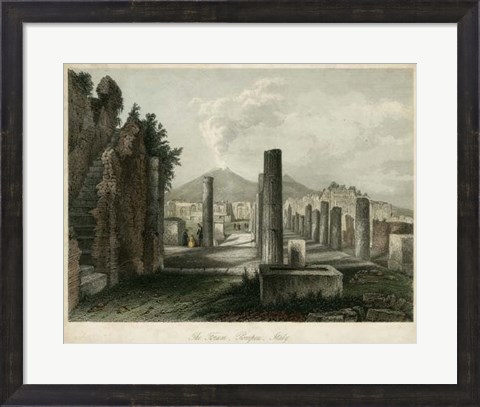 Framed Forum- Pompeii, Italy Print