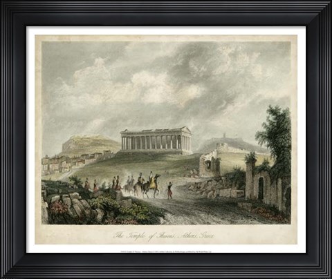 Framed Temple of Theseus- Athens, Greece Print