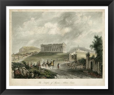 Framed Temple of Theseus- Athens, Greece Print