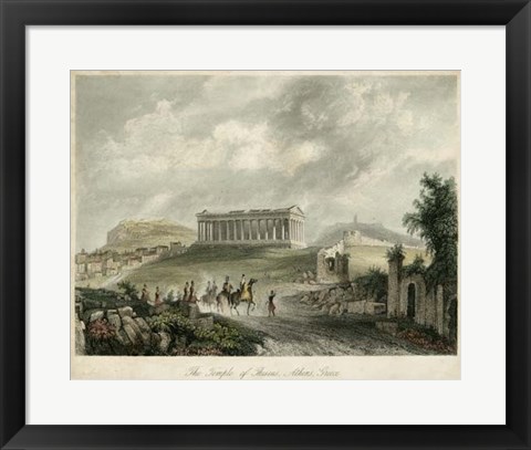 Framed Temple of Theseus- Athens, Greece Print