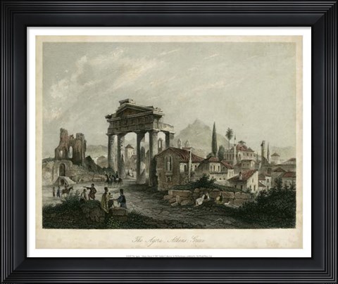 Framed Agora- Athens, Greece Print