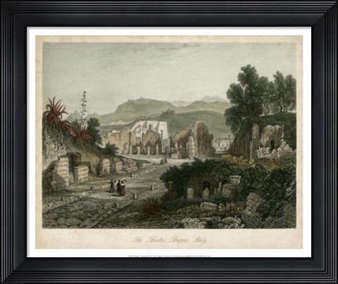 Framed Theatre- Pompeii, Italy Print