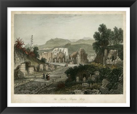 Framed Theatre- Pompeii, Italy Print