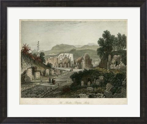 Framed Theatre- Pompeii, Italy Print