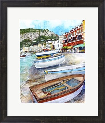 Framed Isle of Capri, Italy Print