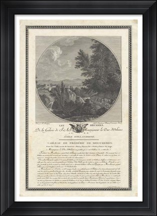 Framed Pastoral Tableau I Print