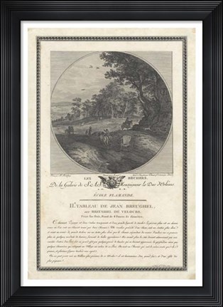 Framed Pastoral Tableau II Print