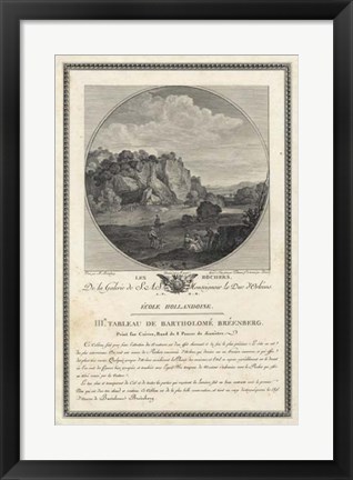 Framed Pastoral Tableau III Print