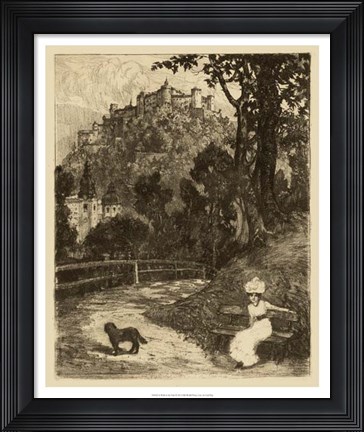 Framed Walk in the Park Print