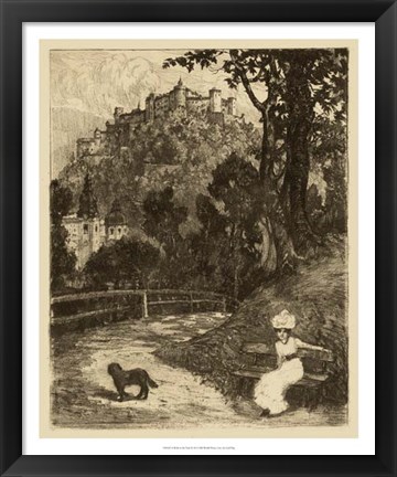 Framed Walk in the Park Print