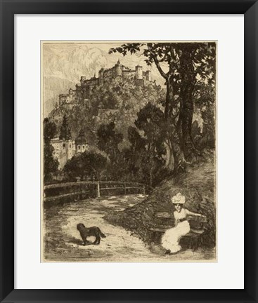 Framed Walk in the Park Print