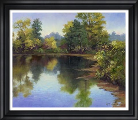 Framed Summer Pond Print