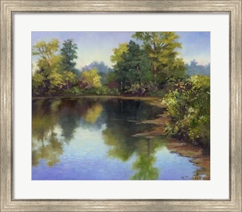 Framed Summer Pond Print