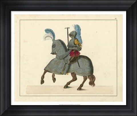 Framed Knights in Armour IV Print