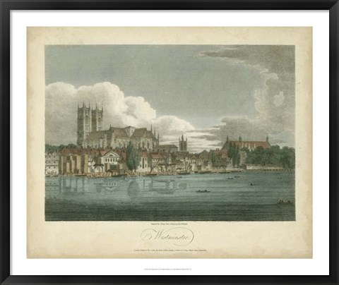 Framed View of Westminster Print