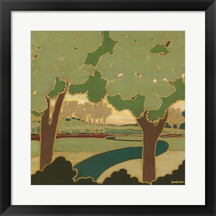 Framed Arts &amp; Crafts Landscape I Print