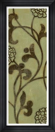 Framed Flowering Vine I Print