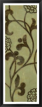 Framed Flowering Vine I Print