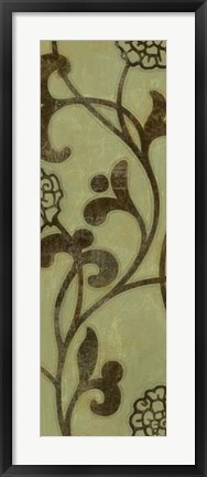 Framed Flowering Vine I Print