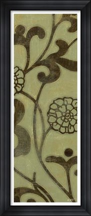 Framed Flowering Vine II Print