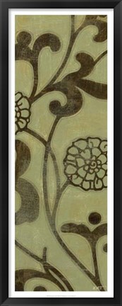 Framed Flowering Vine II Print