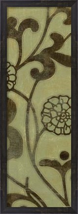 Framed Flowering Vine II Print