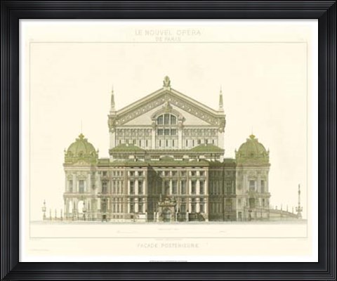 Framed Paris Opera House I Print
