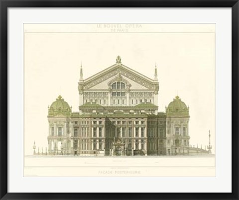 Framed Paris Opera House I Print