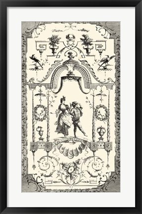 Framed Historic Romance II Print