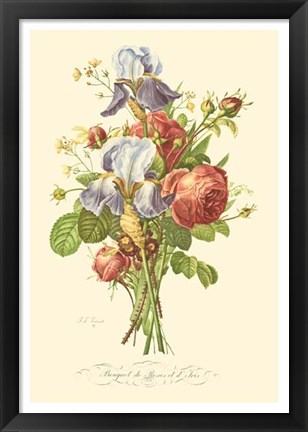 Framed Plentiful Bouquet I Print