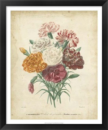 Framed Victorian Bouquet II Print