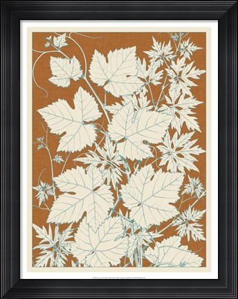 Framed Leaves from Nature III Print