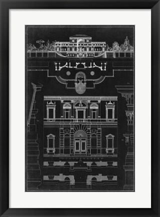 Framed Graphic Architecture III Print