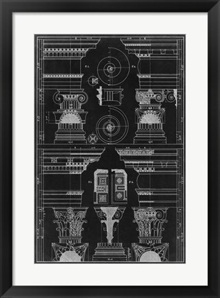 Framed Graphic Architecture V Print