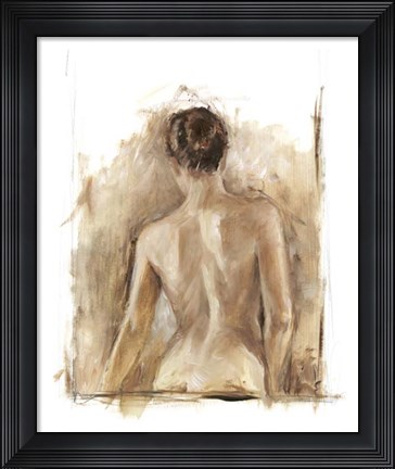 Framed Figure Painting Study I Print