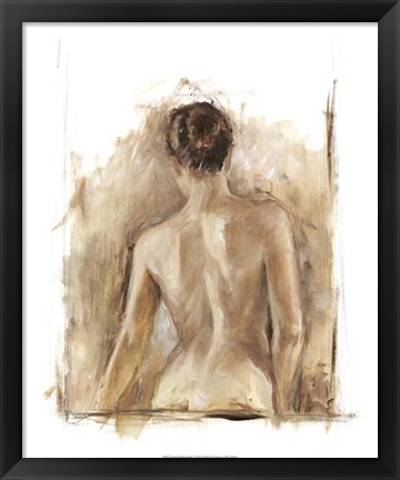 Framed Figure Painting Study I Print