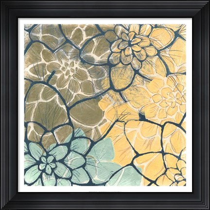 Framed Dahlia Dance II Print