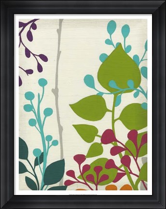 Framed Metro Garden IV Print