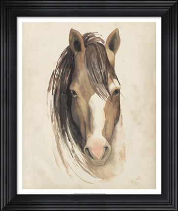 Framed Watercolor Animal Study V Print
