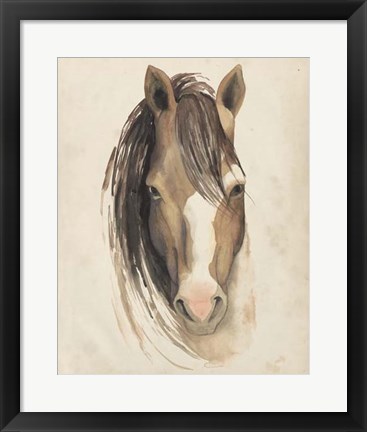 Framed Watercolor Animal Study V Print